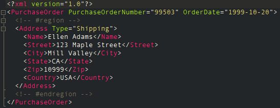 Unnamed region example